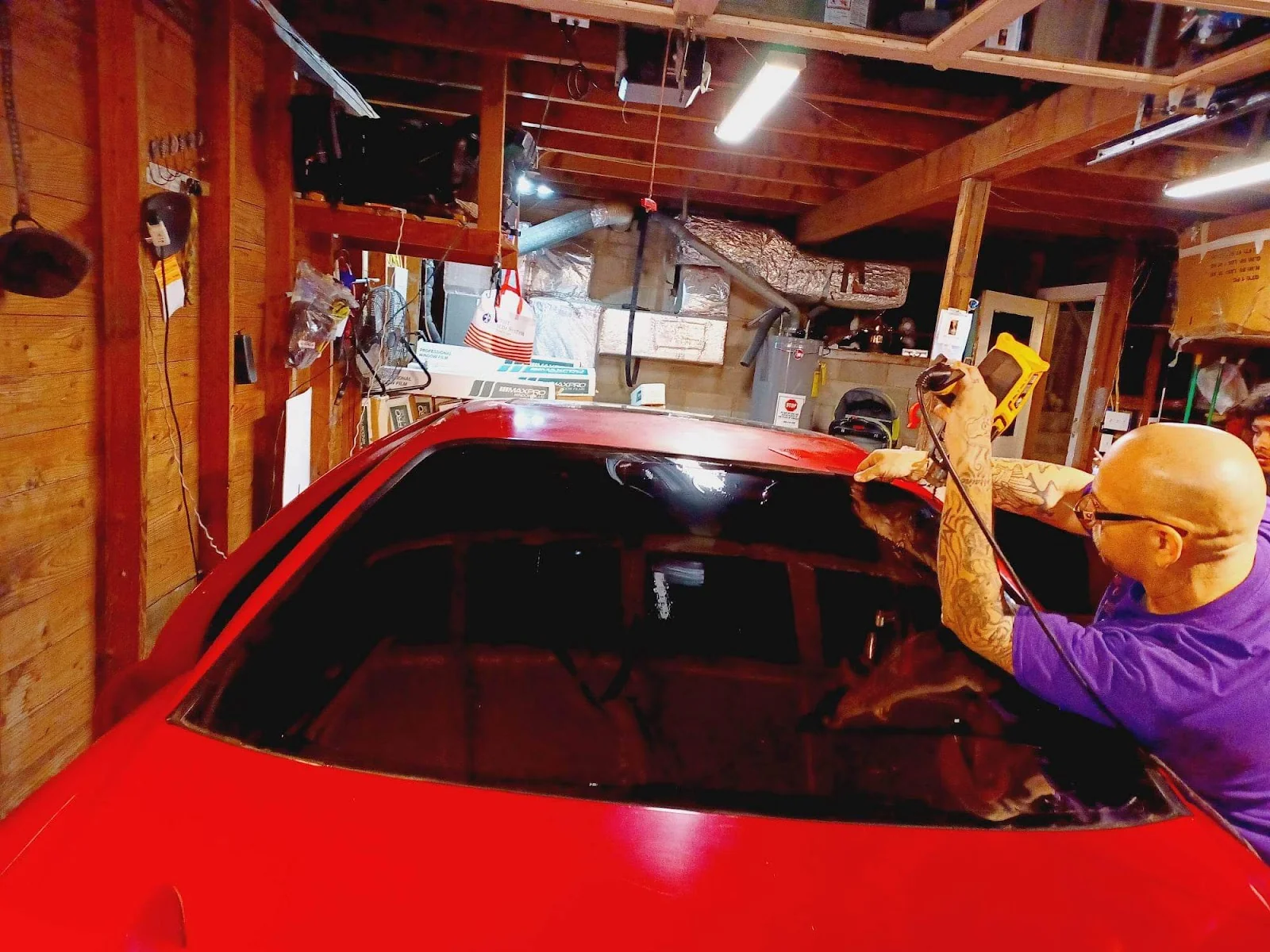 Tint install work at at TREVINO WINDOW TINT